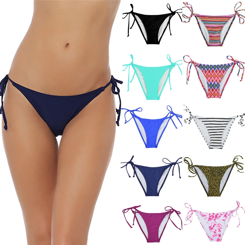 

Sexy Women Brazilian Bikini Bottom Swimwear Bathing Beach Thong Ruched Scrunch Bottom Beachwear Swimwear swimsuit Cheeky
