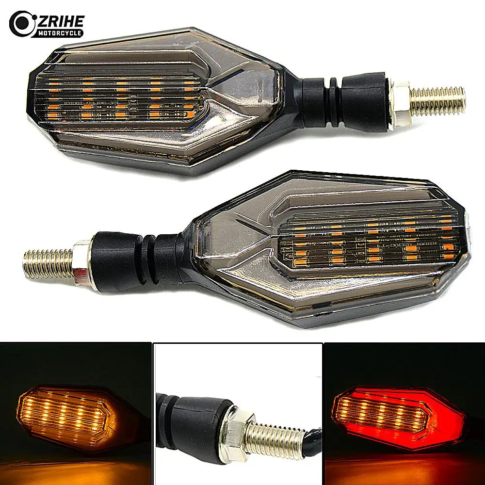 

2 optional colors LED Turn Signal Motorcycle Turning lamp for honda XR400MOTARD CRM250R CRM250AR XR650AR Signal Indicator light