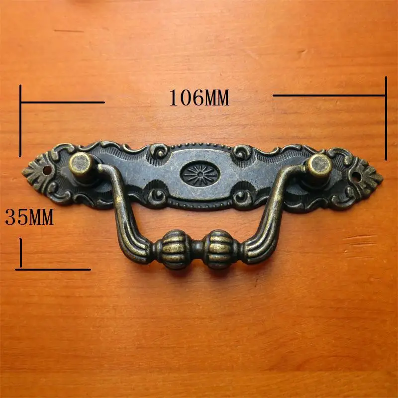 106*35mm Antique handle hardware home improvement Drawer Door Handle