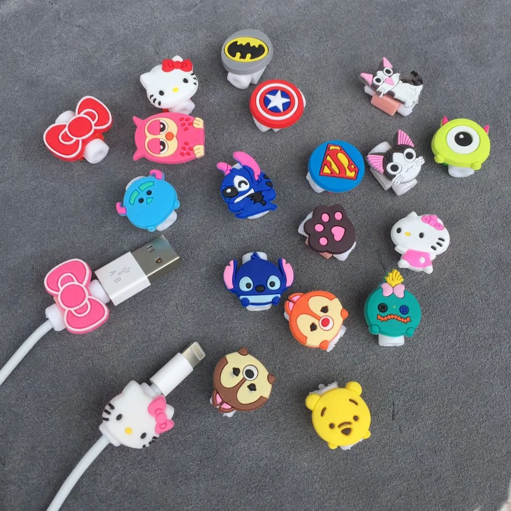 Cartoon font b Cable b font Protector Data Line Cord Protector Protective Case font b Cable
