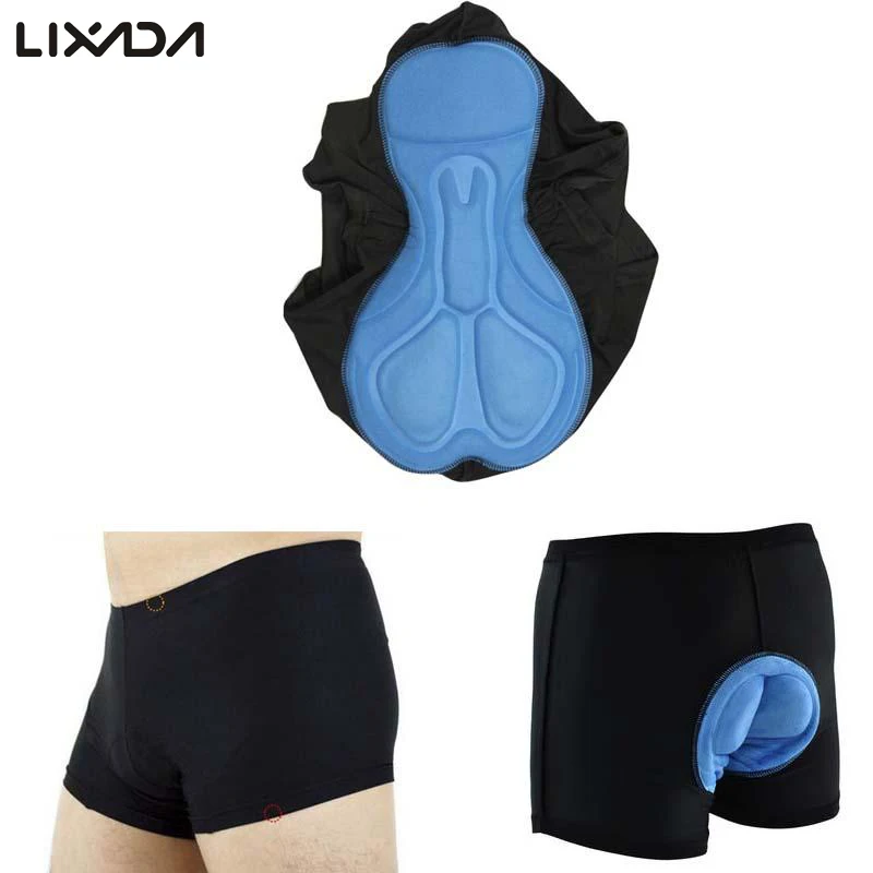 Велосипедные шорты LIXADA с завышенной талией нижнее белье для велоспорта гелевыми