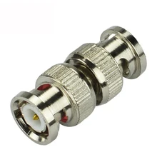 10PCS/1LOT Male To Male BNC Plug Connector For CCTV Camera