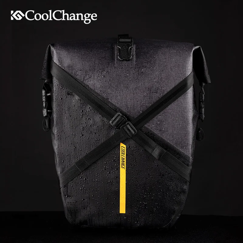 CoolChange Bicycle Bag Waterproof Reflective Large Capacity Cycling Luggage Carrier Bag Nylon Rear Saddle Bag Bike Accessories CoolChange Bicycle Bag Waterproof Reflective Large Capacity Cycling Luggage Carrier Bag Nylon Rear Saddle Bag Bike Accessories