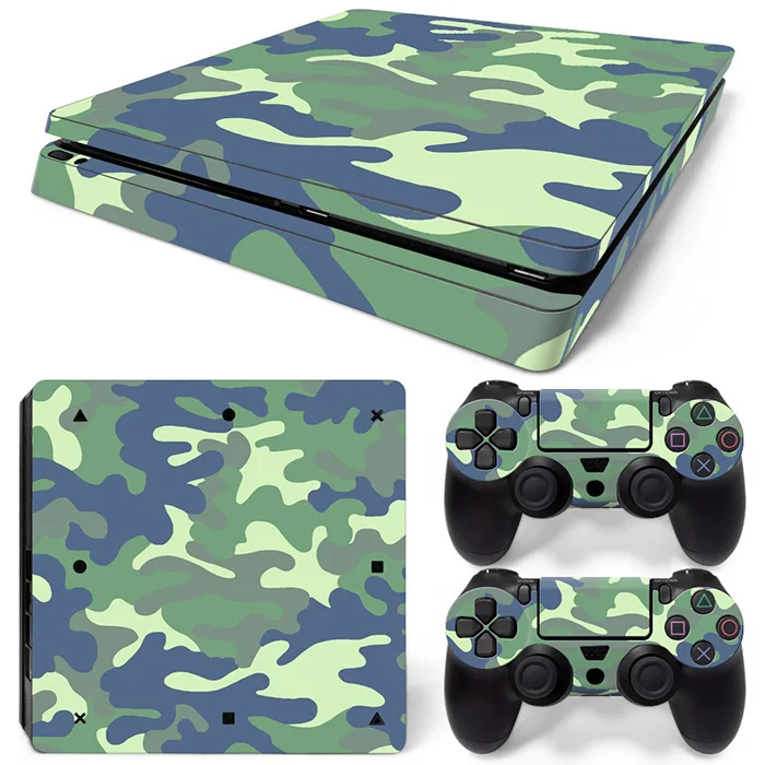 

For PS4 slim Console and Controllers stickers For ps4 slim skin sticker for ps4 slim vinyl sticker--0582