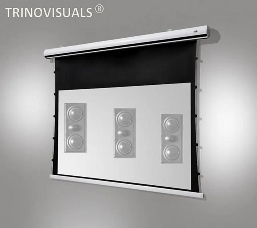T1TSU 2 35: 1 Homecinema 4K/3D Натяжной Электрический проекционный экран акустически
