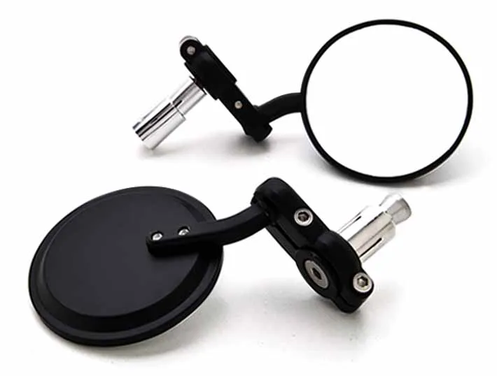 Черный 7/8 &quotБар Конец Зеркала 3&quot Для Yamaha XT 125 200 225 250 350 500 600 750 | Автомобили и
