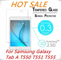 9 H 2.5D взрывозащищенные закаленное Стекло для Samsung Galaxy Tab A T550 T551 T555 9,7 "пленка Clear Экран защитную крышку