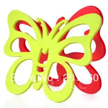 Высококачественный силиконовый стиль креативные прекрасные бабочки теплоизоляционные чаши колодки G31014