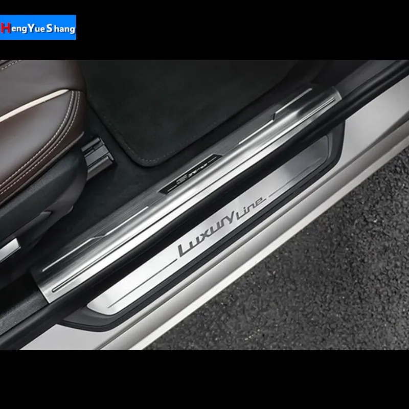 

For BMW 5 Series G30 Car styling accessory Built in threshold bar Decorative strip 3D Sticker for BMW 525i 530i 535i 2018