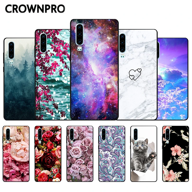 

Coque Huawei P30 Lite Silicone Black Case Huawei P30 P30 PRO Case Slim Back Cover P 30 P30PRO Soft TPU NOVA 4e P30 Lite Case