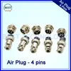 5pcs Small Air Plug Male & Female plug Diameter 16mm GX16 4pins core cable connector ► Photo 1/5