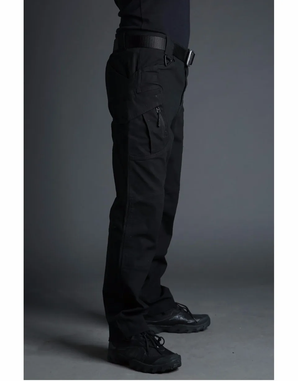 

Tactical Pants Army Military Style Cargo Pants Men IX9 Combat Trousers Casual Work Trousers SWAT Thin Pocket Baggy Pants