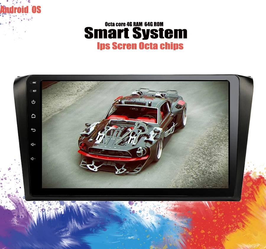 Автомобильный мультимедийный dvd плеер 9 &quotandroid 10 0 автомобильный для Mazda 3 Mazda3 2004 2009
