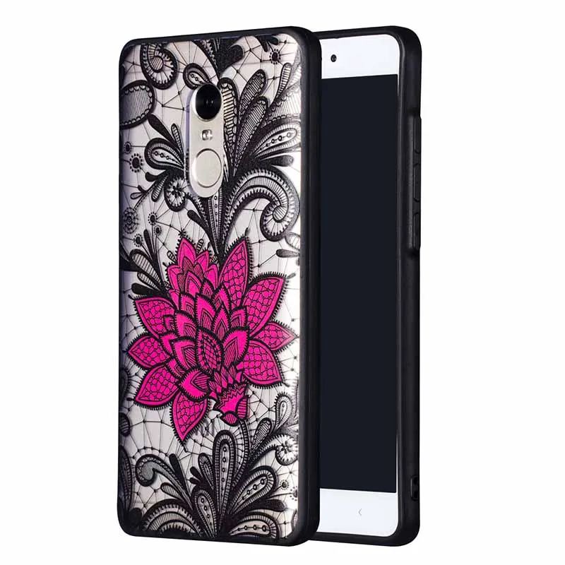 Kerzzil чехол с кружевным и цветочным принтом для Xiaomi Mi 8 SE A2 A1 5S Чехлы Redmi S2 Note 4 4x5 Plus 5A