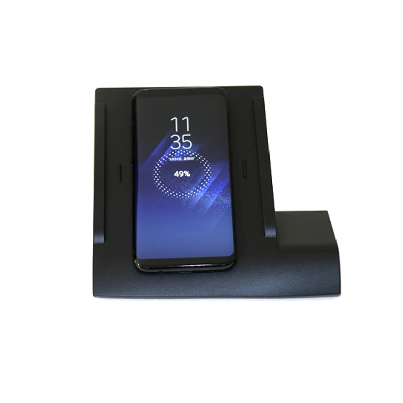 

Car mount QI wireless charger fast phone charging plate phone holder accessories for Volkswagen Golf 7 MK7 for iPhone 8 X