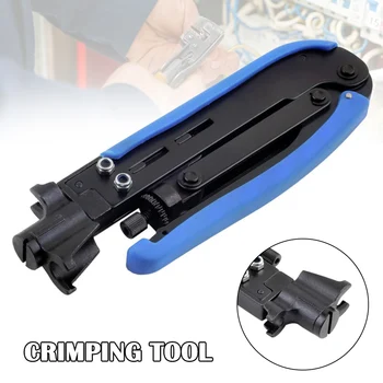 

Coaxial Coax Cable Crimping Pliers Squeezing Tool Adjustable Extrusion Clamp LKS99