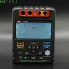 UNI-T UT512 Цифровой Изоляции Метр Тестер Сопротивления Мегаомметр Низкий Ом Омметр Вольтметр Авто Диапазон 2500 В Usb Интерфейс ом