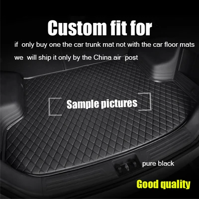 3d Car Styling Carpet Car Floor Mats For Mercedes Benz W164 W166 Ml Gle Ml350 Ml400 Ml500 Custom Carpet Fit - Название цвета: car trunk mat