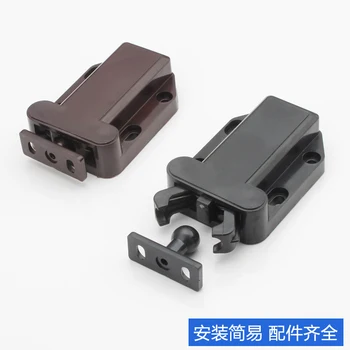 1pc 56x40mm Beetles Shape Push To Open Drawer Cabinet Door Catch Kitchen Cupboard Door Touch Latch of Various Color Release ABS