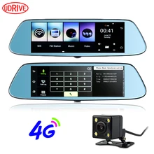 Otstrive 8 polegada Android WiFi 4G Cartão SIM de Telefone Bluetooth GPS navegação 16 GB DVR Retrovisor DVR Câmera Dupla 1 GB de RAM GPS