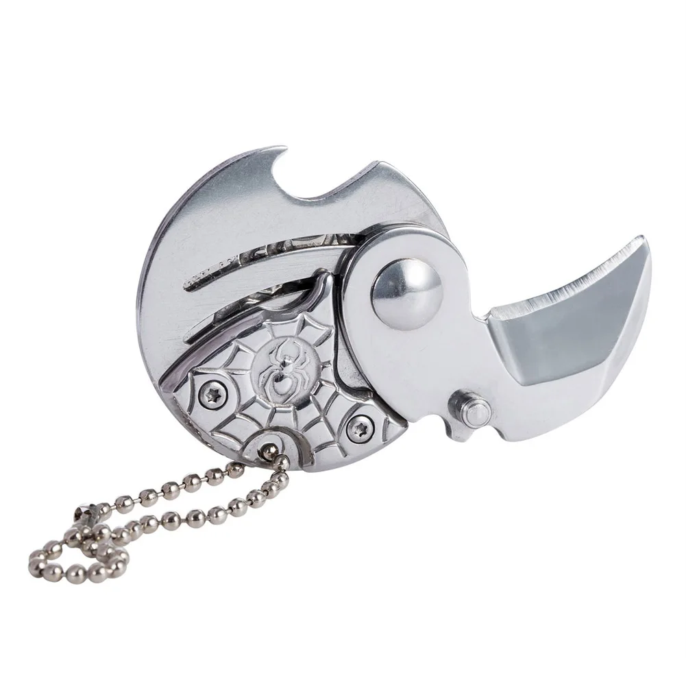 Мини портативный складной Монетный Нож EDC инструмент для переноски маленький карманный нож брелок для ключей подарок школьные офисные принадлежности