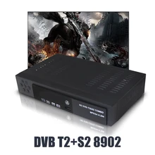 DVB-T2 DVB-S2 комбо полная HD цифровой ТВ тюнер приемник dvb-t наземного спутниковый ресивер ТВ приемник Поддержка BISS ключ декодер каналов кабельного телевидения компьютерной приставки к телевизору