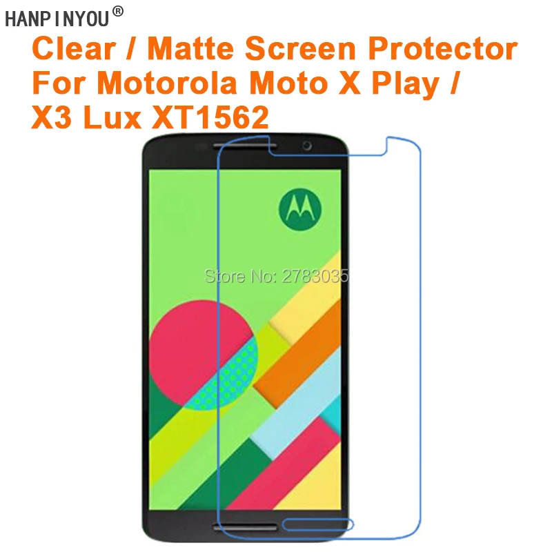 

For Motorola Moto X Play XT1562 XT1563 HD Clear / Anti-Glare Matte Screen Protector Protective Film Guard (Not Tempered Glass)