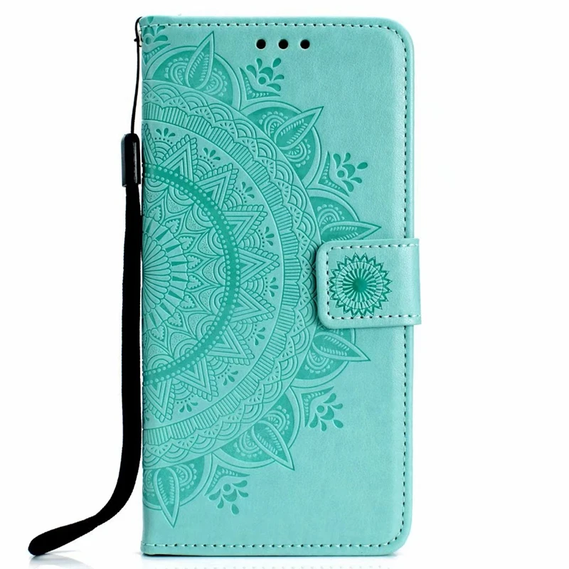 Для samsung A70 A50 A30 A10 M10 бумажник чехол для huawei P30 Lite рro Тотем тиснением с цветочным