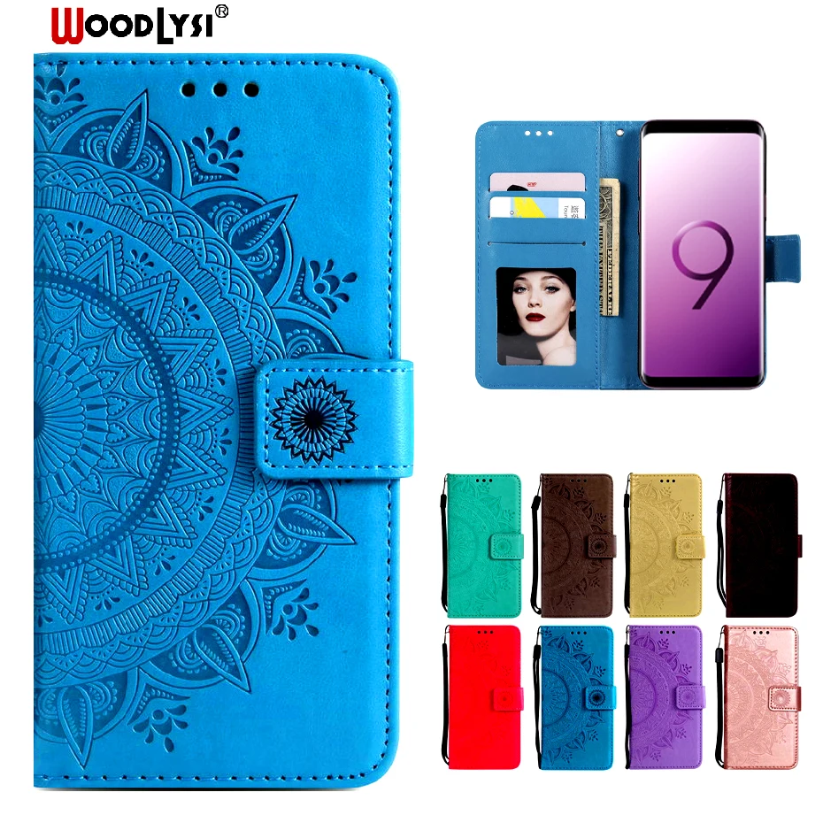 

PU Leather Flip Case For Samsung Galaxy S5 S6 S4 S10 S7 Edge S10e S8 S9 Plus A3 A5 2017 A8 2018 Note 4 3 8 Phone Bag Wallet Case