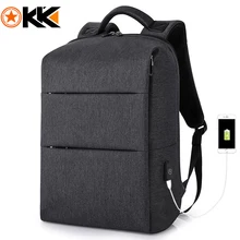 KAKA повседневный мужской рюкзак для ноутбука 15," Mochila, водостойкий рюкзак с зарядкой через USB, мужской школьный рюкзак для подростков wo для мужчин