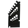 Bolt Nut Gauge ABS Plastic Square Ruler Inch/Metric Protractor For Bolt/Nut Size Measuring Tools ► Photo 3/5