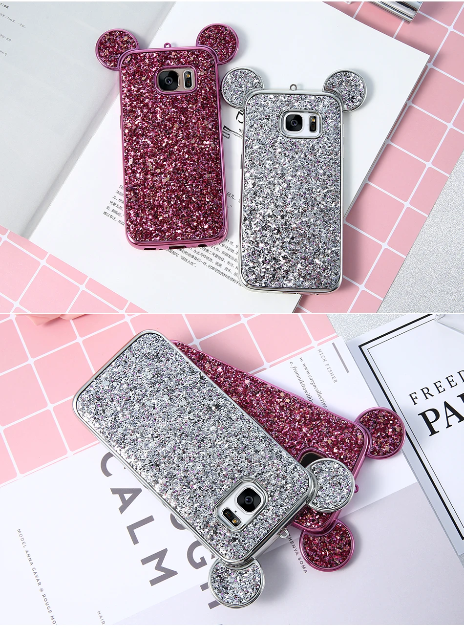 KISSCASE For Samsung S8 S8 Plus S7 S6 Edge Case Mickey Mouse Soft TPU Silicon Cover Case For Galaxy S8 S8 Plus S7 S6 Capa Coque (5)