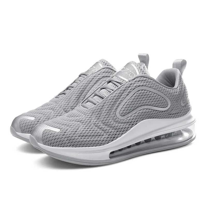 Gray Thestron кроссовки Для мужчин светло Вес спортивная обувь для мужчин Air Sole дышащая Sapatos Masculinos высокое качество спортивная обувь Q9 - Цвет: Gray