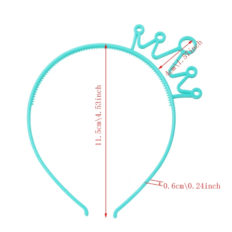 5 шт., Детская повязка на голову с короной для девочек, обруч, тиара, головной убор с зубами, Детские аксессуары для волос