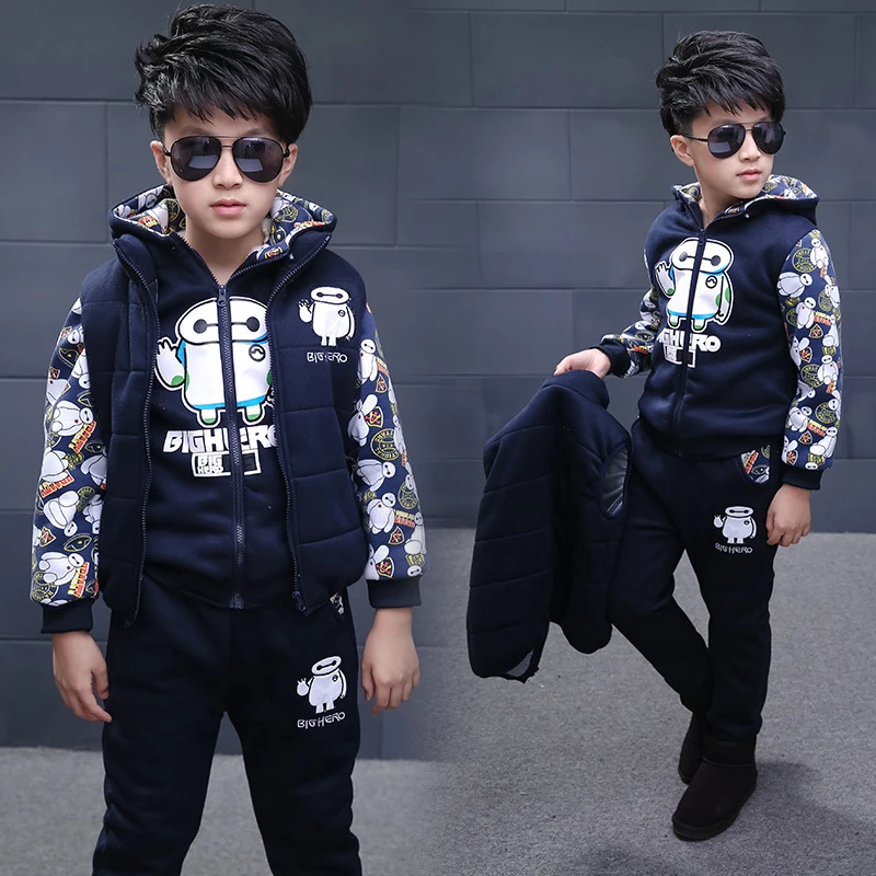 profesional Ortografía Diplomacia Ropa de invierno 2018 Baymax para niños, 3 conjuntos de ropa para niños con  traje deportivo de terciopelo, ropa para niños, trajes de Navidad para  bebés|kids clothes|boys clothesboy christmas - AliExpress