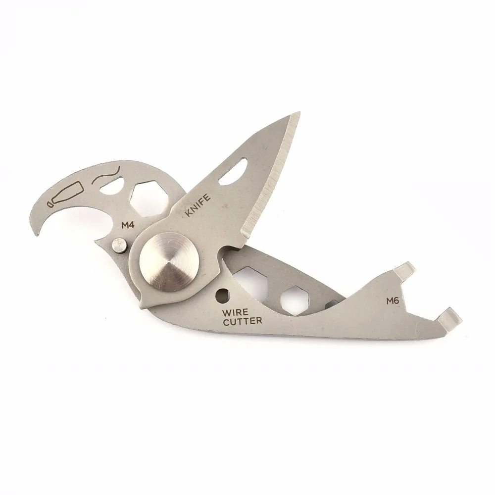EDC портативный мини карманный инструмент Многофункциональный Открытый брелок для кемпинга открытый набор инструментов выживания с гаечным ключом открывалка Отвертка Нож
