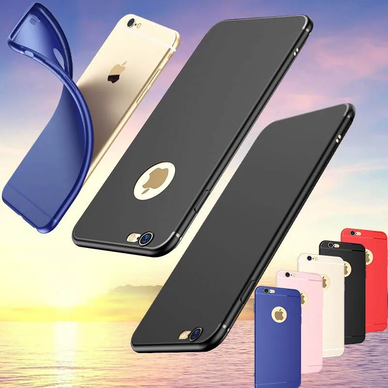 

Ultra Slim Silicone Phone Cases For iphone6 6s 7 8 X XS XR MAX Ultra Thin Shell Soft TPU Matte Phone Case for iphone5S SE 6plus
