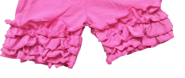 Pink summer children clothes girls shorts organic cotton clothes 6