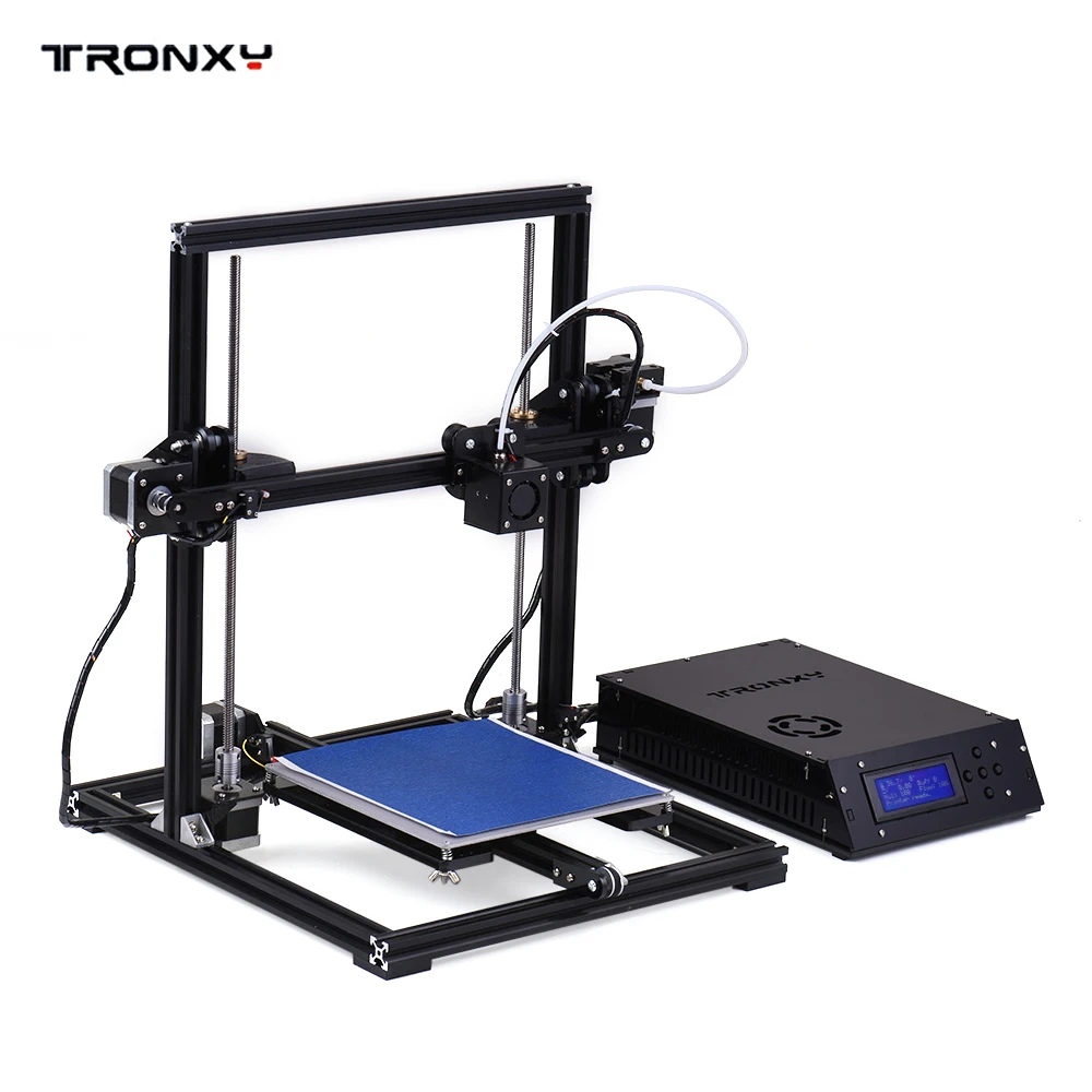 TRONXY X3 настольный 3d принтер комплект DIY самостоятельная сборка автоматическое выравнивание большой размер печати с ЖК-экраном 8 Гб карта памяти