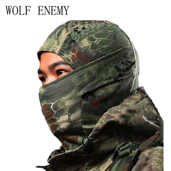 

Breathable Chiefs Rattlesnake Cam Tactical Mask Airsoft Paintball Full Face Mask Motorcycle Hunting Balaclava Helmets Accessorie