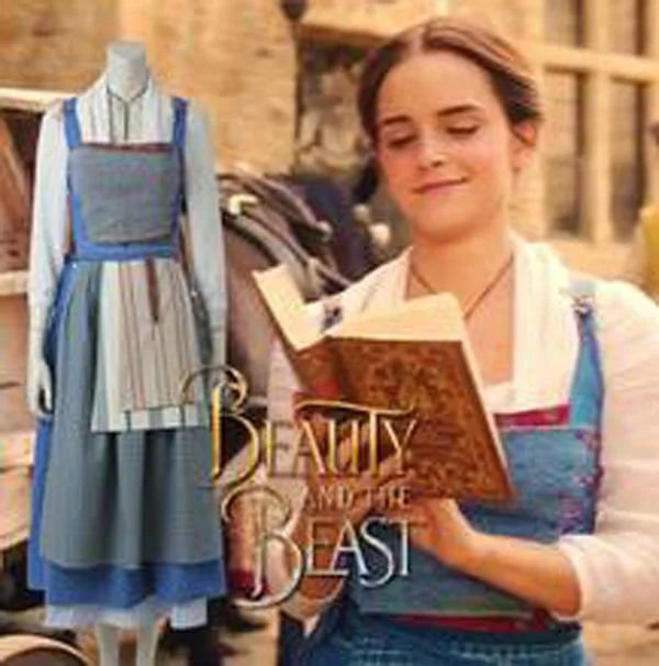 

2017 Movie Beauty and The Beast Belle Cosplay Costume Halloween Costumes for Adult Belle Village Outfit Library Belle Costume