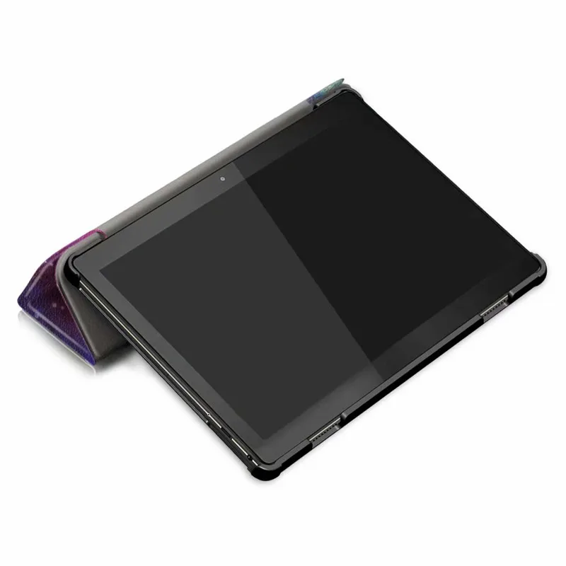 Новое поступление, тонкий жесткий чехол для lenovo Tab M10 TB-X605F, чехол для планшета, 3 сложения, Магнитный чехол-подставка для M10 X605, 10,1 дюйма