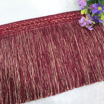 

5 meters / batch 19 CM long polyester lace tassel lace modified ribbon sofa curtains zipper clothing curtain DIY accessories