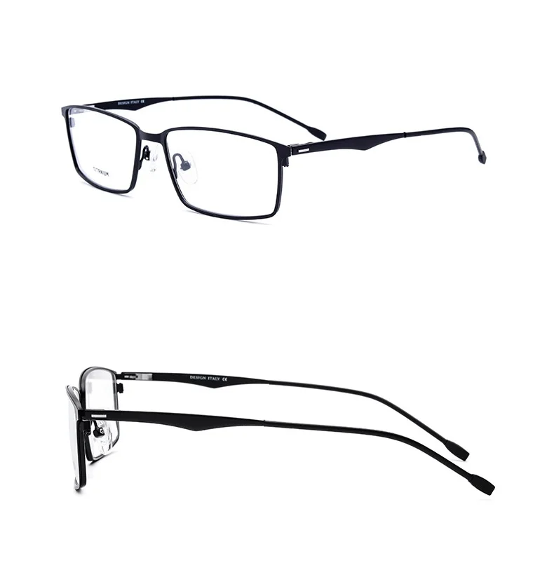 ELECCION высокого класса ультра-тонкий титановый сплав полная оправа бизнес близорукость очки мужские Оптические очки по рецепту оправа