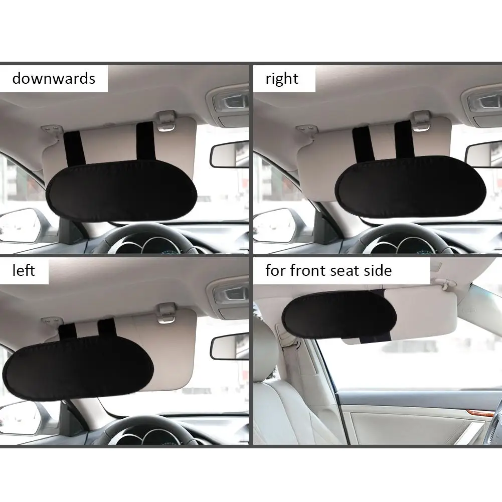 Car Sun Protector Anti-Glare Anti-Dazzle Vehicle Visor Sunshade Extender Sun Blocker For Cars Vans Trucks Windshield Sunshade