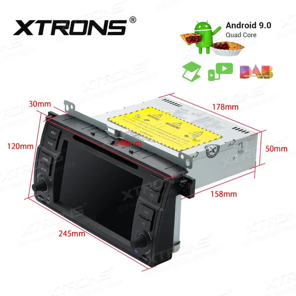 Excellent 7" Quad-Core 1.5GHz CPU Android 9.0 Pie OS Car DVD Multimedia GPS Radio for Rover 75 1999-2005 with Dual Zone Function Support 5