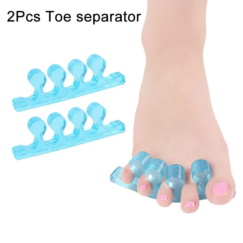 

1 Pairs M Shape Toe Separator Straightener 4 Holes Soft Comfortable Lightweight Tool Practical Foot Orthopaedic tools Corrector