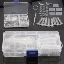 Горячая Новинка 1 набор для мужчин и женщин шурупы гайки носоупоры оптический инструмент для ремонта Ассорти набор для очков Солнцезащитные очки высокое качество