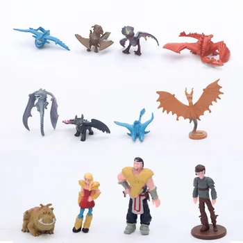 

Movie How to Train Your Dragons Toothless 12pcs/set Action Figure Toys