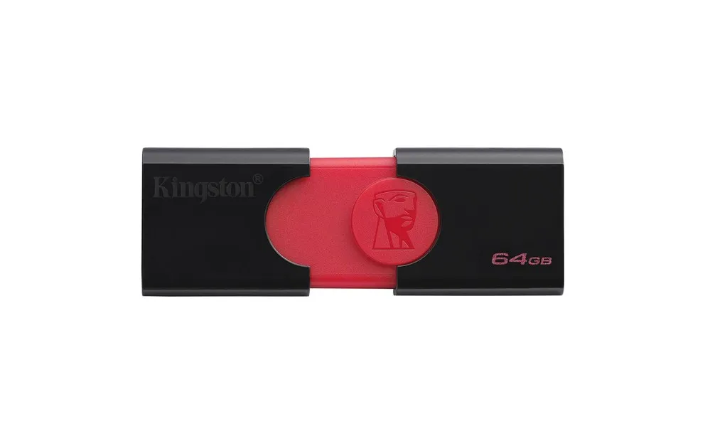 

Unidades Flash USB Kingston Technology DataTraveler 106 (Memoria interna de 64 GB,USB 3.0 (3.1 Gen 1) tipo A) Color negro y rojo